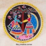 Tikuli Madhubani Art Radha Krishan Plate