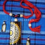 Handpainted Design Eco-friendly Bamboo Jewellery