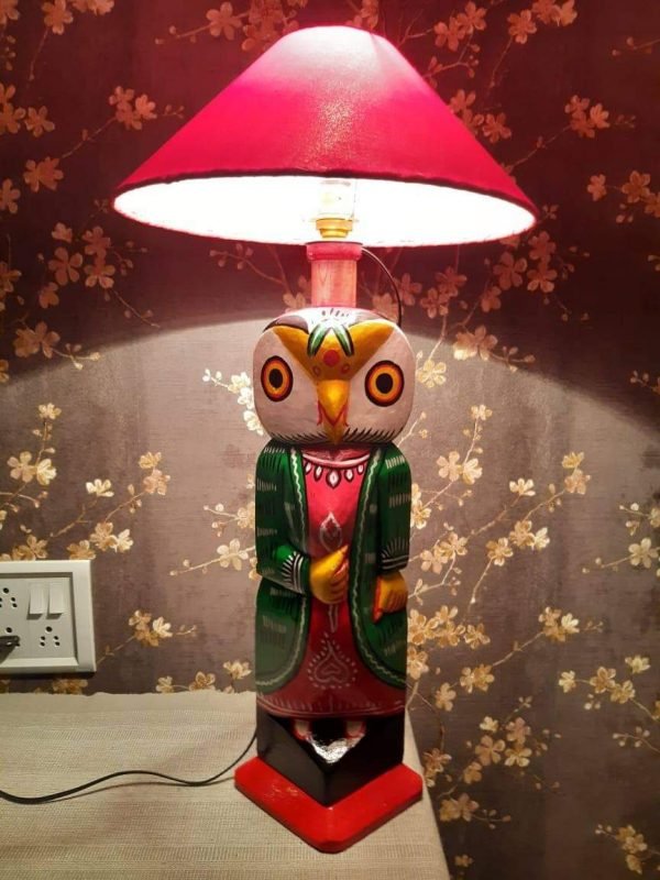 Wooden Lamp Set