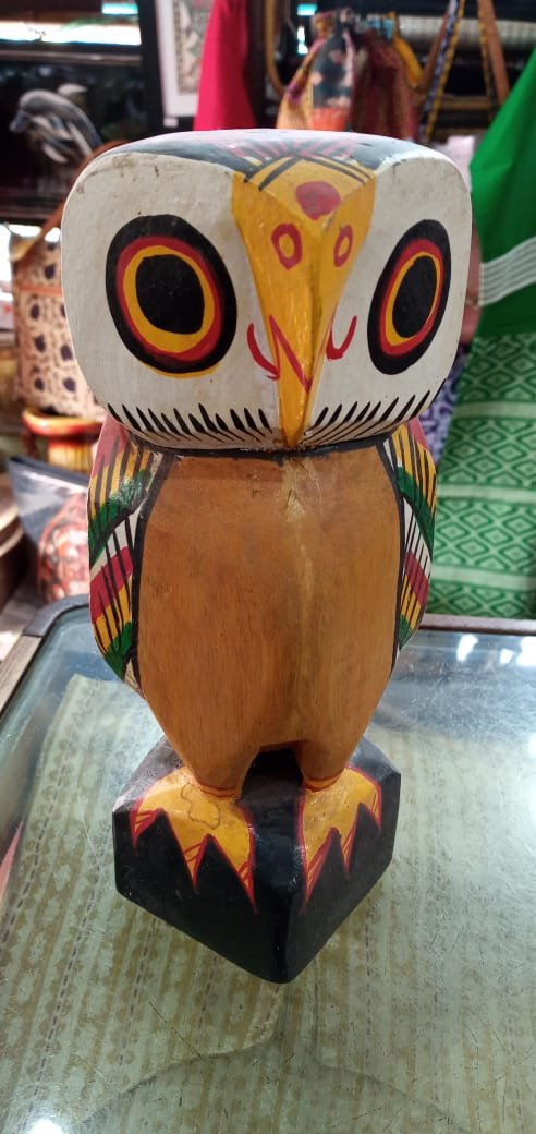 wooden owl 18 inch
