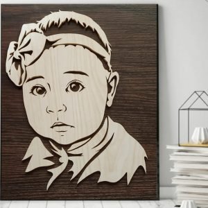 Innocent baby wooden decal (Double layered)