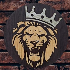 Lion king wooden decal (Double layered).