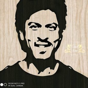 Shahrukh Khan wooden decal (double layered)