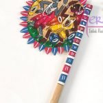 Big Patachitra Hatpakha -Handpainted Handfan