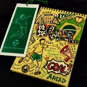 Football themed Painting Journal