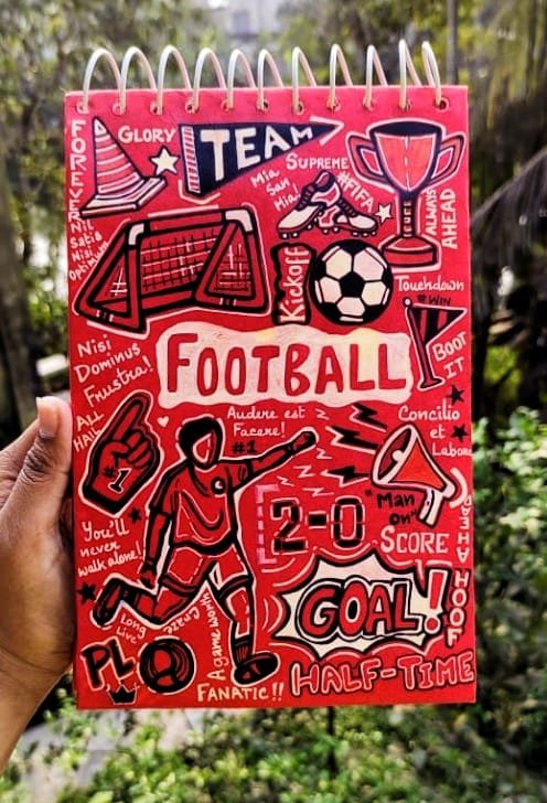 Football themed Journal