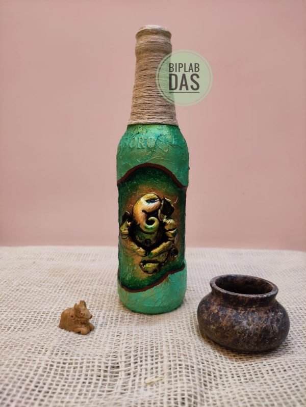 Ganesh Glass Bottle