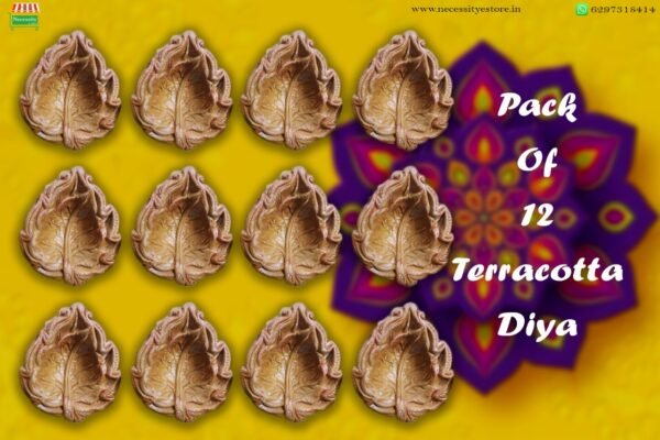 Clay Diya / Pradip for Diwali pack of 12