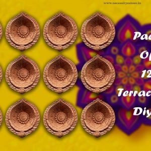 Clay Diya / Pradip for Diwali pack of 12 Big Size
