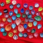 Handpainted Clay Diya / Pradip for Diwali pack of 10 pcs