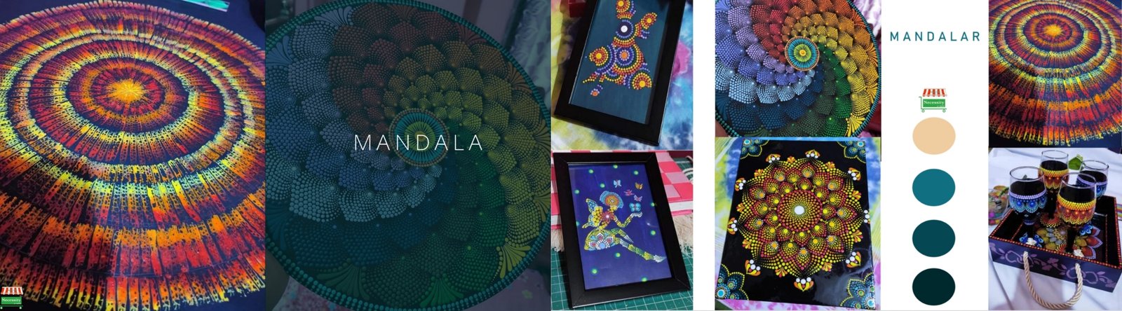 Indian Mandala pattern art