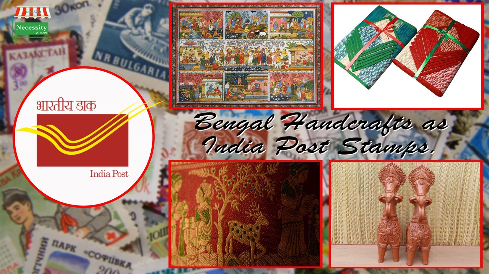Bengal Handcrafts Indiapost stamps - Necessity eStore