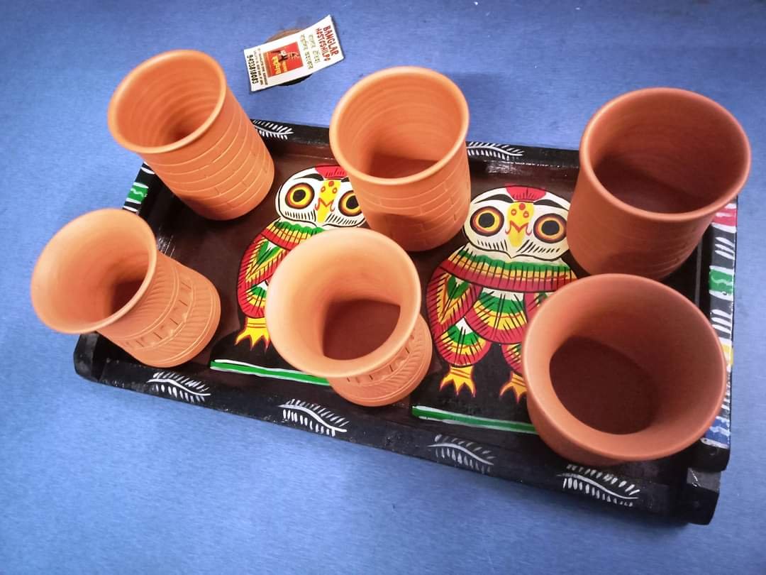 Handpainted Wooden Tray
