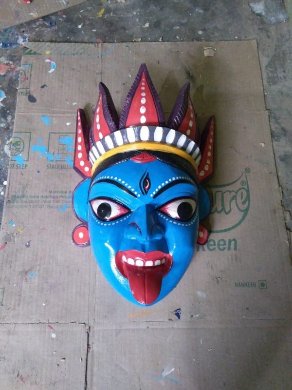 wooden Kali Mask