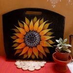 Faux leather bag – Sunflower Handpainted Bag