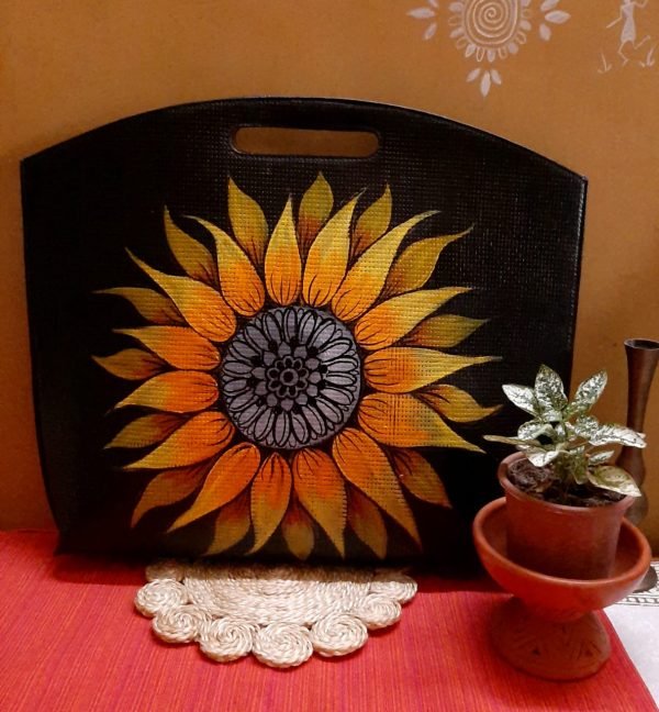 Sunflower Handpainted Bag