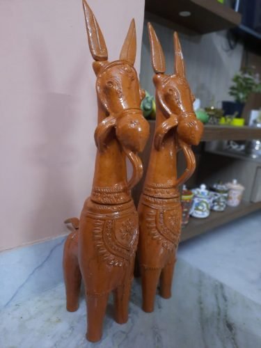 Bankura Special Terracotta Horse 26 Inch photo review