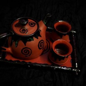 Tea Pot Set Terracotta