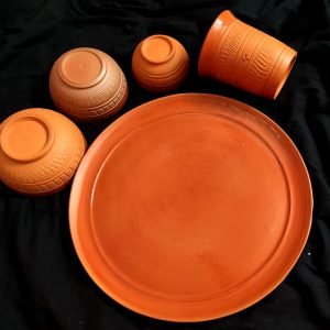 Ceramic Coted Full Dinner Set