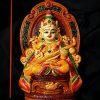 Terracotta Colorful Saraswati Idol