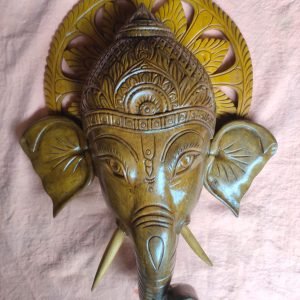 Wooden Ganesh Face
