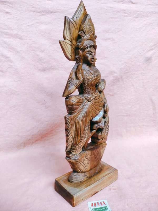 Wooden Laxmi Showpiece