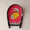 Dhak With Feather Hand painted Decorative Kulo