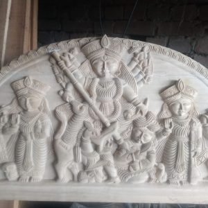 Wooden Durga Family