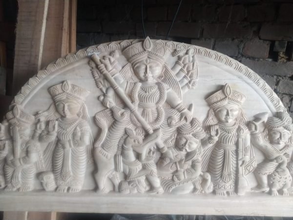 Wooden Durga Family
