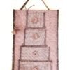 Jute wall-hanging pocket.