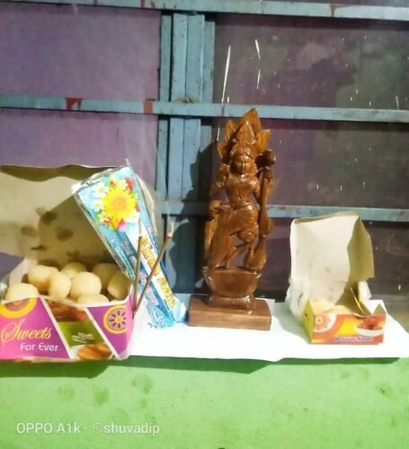 Wooden Saraswati Idol photo review