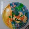 Lord Krishna Painted Wooden Wall Hanging Plate