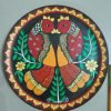 Bird Painted Wooden Wall Hanging Plate