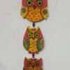 Owl family wall hanging home decor