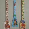 Designer Hand Painted spatula Set Of 3