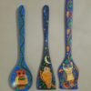 Designer Hand Painted spatula Set Of 3