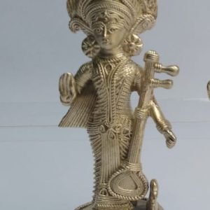 Dokra Standing Saraswati Idol