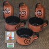 Ceramic Coted Cups Set Of 6
