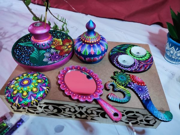 Colorful Mandala Art Gift Set