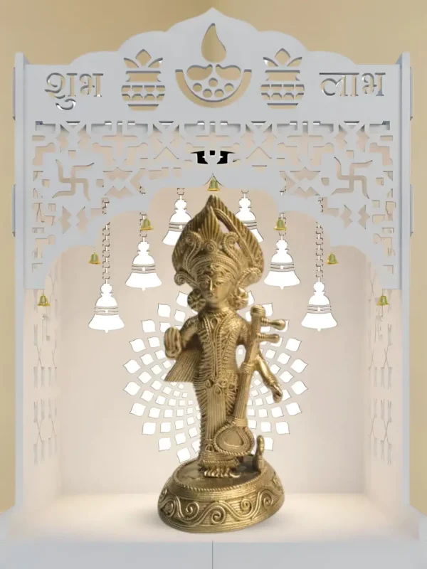 Dokra Standing Saraswati Idol