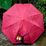 Tree Printed Pink umbrella