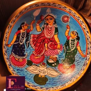 Goddess Laxmi Painted Decorative Shora