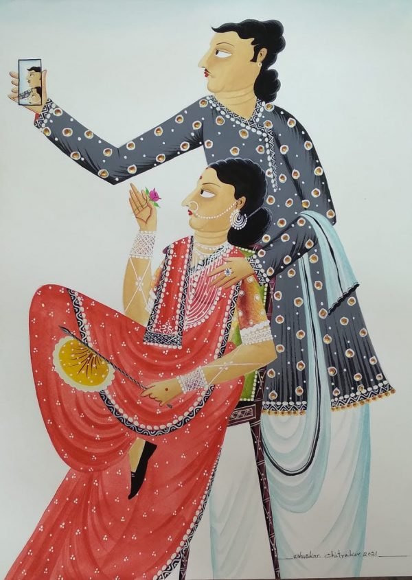 Babu Bibi Kalighat Painting