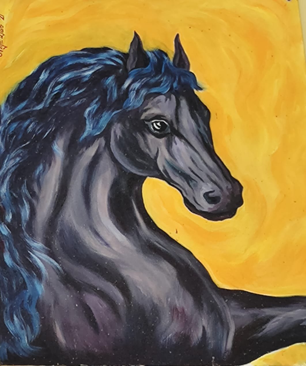 The Black Horse Painting - Necessity eStore - Order Now!