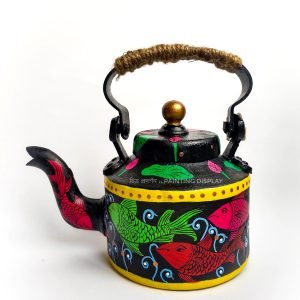 Fish Designed Hand Painted Kettle