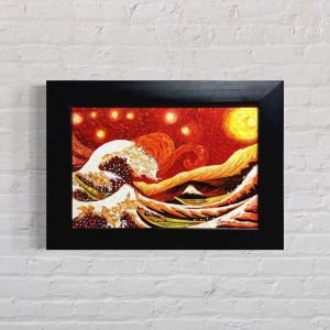 Wave Of Life Wallhanging Painting