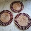 Handmade Designed Jute Table Coaster Set of Four