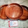 Handmade Wooden Serving Plate Set of Three