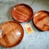 Jilipi Wood Snacks Plate Set of Three