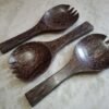 Wooden Salad Serving Spoon Set of Three